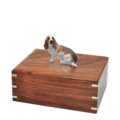 Basset Hound Medium Doggy Urn