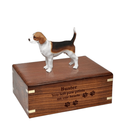 Beagle Standing Medium Doggy Urn