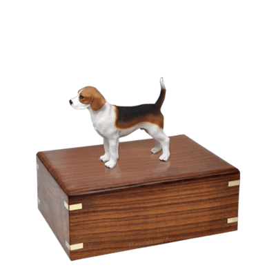 Beagle Standing Small Doggy Urn