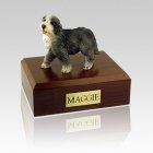 Bearded Collie Large Dog Urn