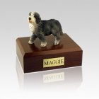 Bearded Collie Medium Dog Urn