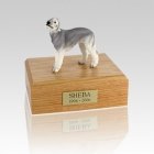 Bedlington Terrier Gray Medium Dog Urn