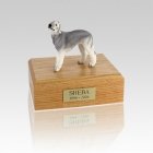 Bedlington Terrier Gray Small Dog Urn