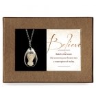 Believe Gift Boxed Angel Pendant