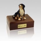 Bernese Mountain Sitting Medium Dog Urn