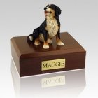 Bernese Mountain Sitting Dog Urns