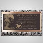 Best Friends Dog Bronze Plaque