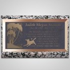 Best Friends Dog Bronze Plaque