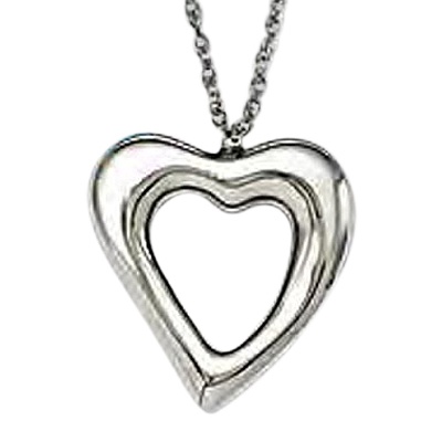 Big Heart Keepsake Pendant