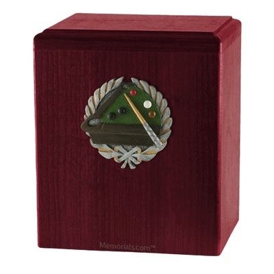 Billiard Rosewood Cremation Urn