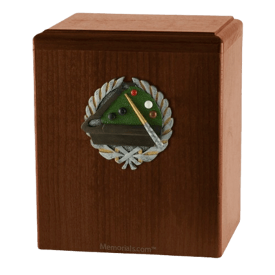 Billiard Walnut Cremation Urn