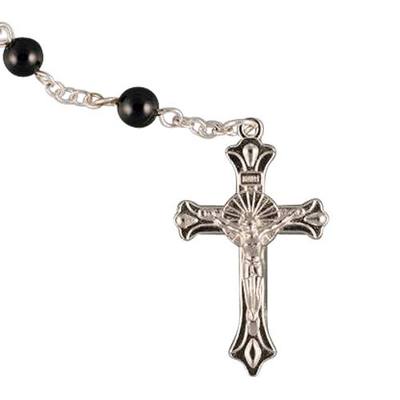 Black Agate Rosary