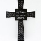Black Celtic Memorial Cross