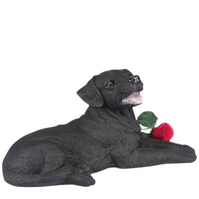 Black Lab Dog Cremation Urn