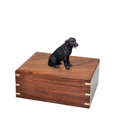 Black Labrador Small Doggy Urn