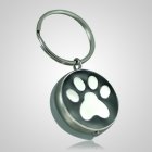 Black Paw Cremation Keychain