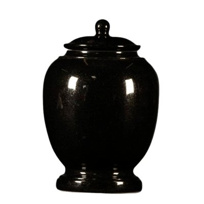 Black Satin Child Cremation Urn