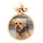 Bloom Yellow Gold Photo Pendant