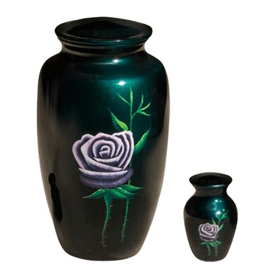 Blooming Rose Cremation Urns