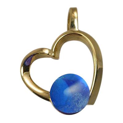 Blue Amore Cremation Ash Pendant