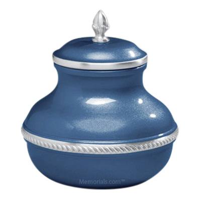 Blue Pastel Pet Cremation Urn