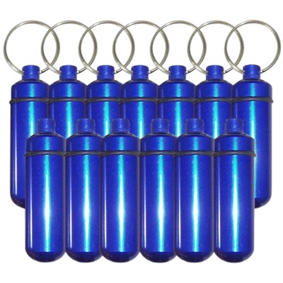 Blue Cremation Discount Keychains