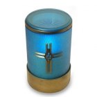 Blue Cross Small Memorial Candle