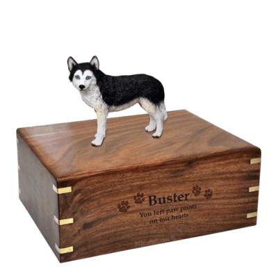 Blue Eyed Husky Large Doggy Urn