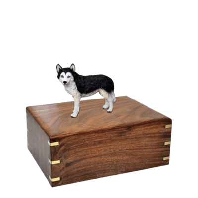 Blue Eyed Husky Small Doggy Urn