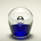 Blue Geyser Glass Cremation Keepsakes