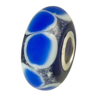 Blue Harmony Cremation Ash Bead