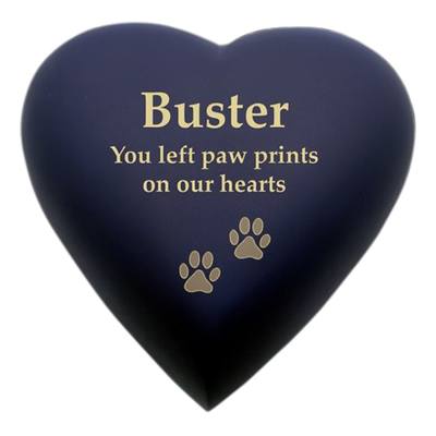 Blue Heart Pet Cremation Urn