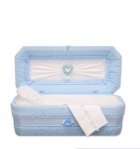 Blue Ray Small Child Casket