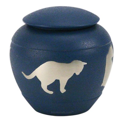 Country Silhouette Cat Urn
