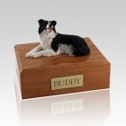 Border Collie Lying Dog Urns