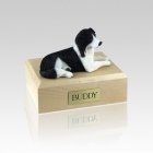 Border Collie Resting Medium Dog Urn