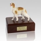 Borzoi Standing Large Dog Urn