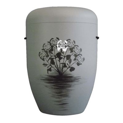 Black Roses Biodegradable Urn