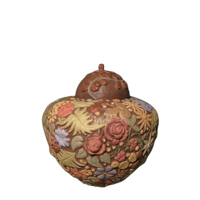 Bouquet Ceramic Small Cremation Urn