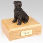 Bouvier Bronze Dog Urns