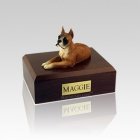 Boxer Ears Up Medium Dog Urn