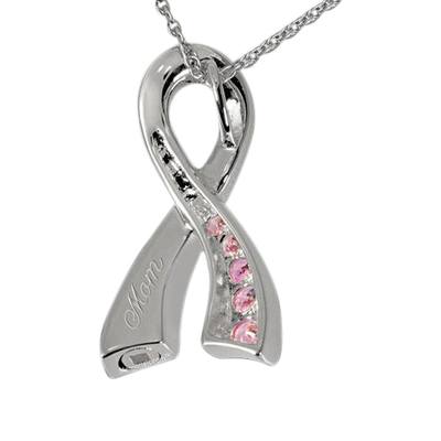 Breast Cancer Cremation Pendant III