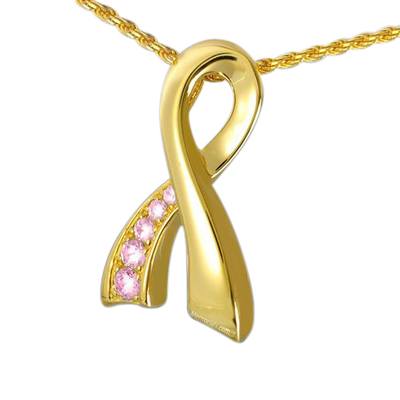 Breast Cancer Cremation Pendant IV