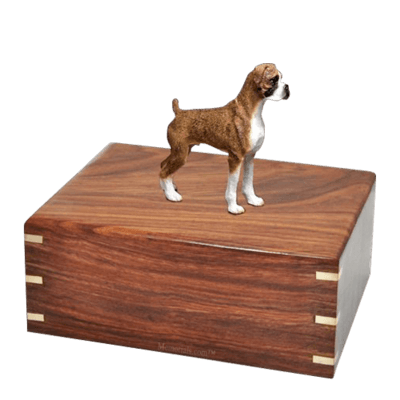 Brindle Boxer Large Doggy Urn