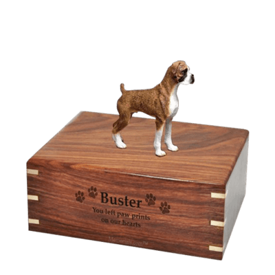 Brindle Boxer Medium Doggy Urn