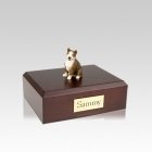 Bull Terrier Brindle Small Dog Urn