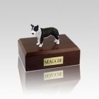 Bull Terrier Brindle Standing Small Dog Urn