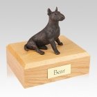 Bull Terrier Bronze Large Dog Urn