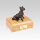 Bull Terrier Bronze Small Dog Urn