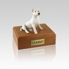 Bull Terrier White Small Dog Urn